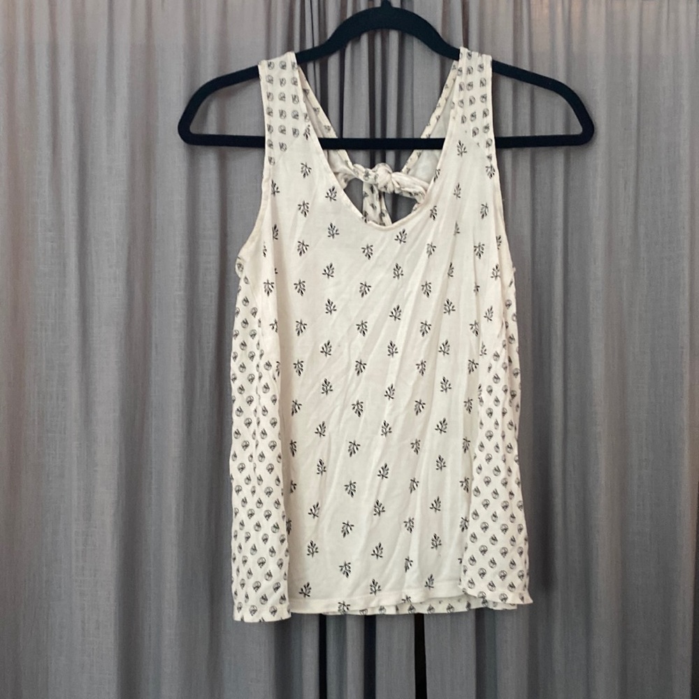 White tank top with cute designs